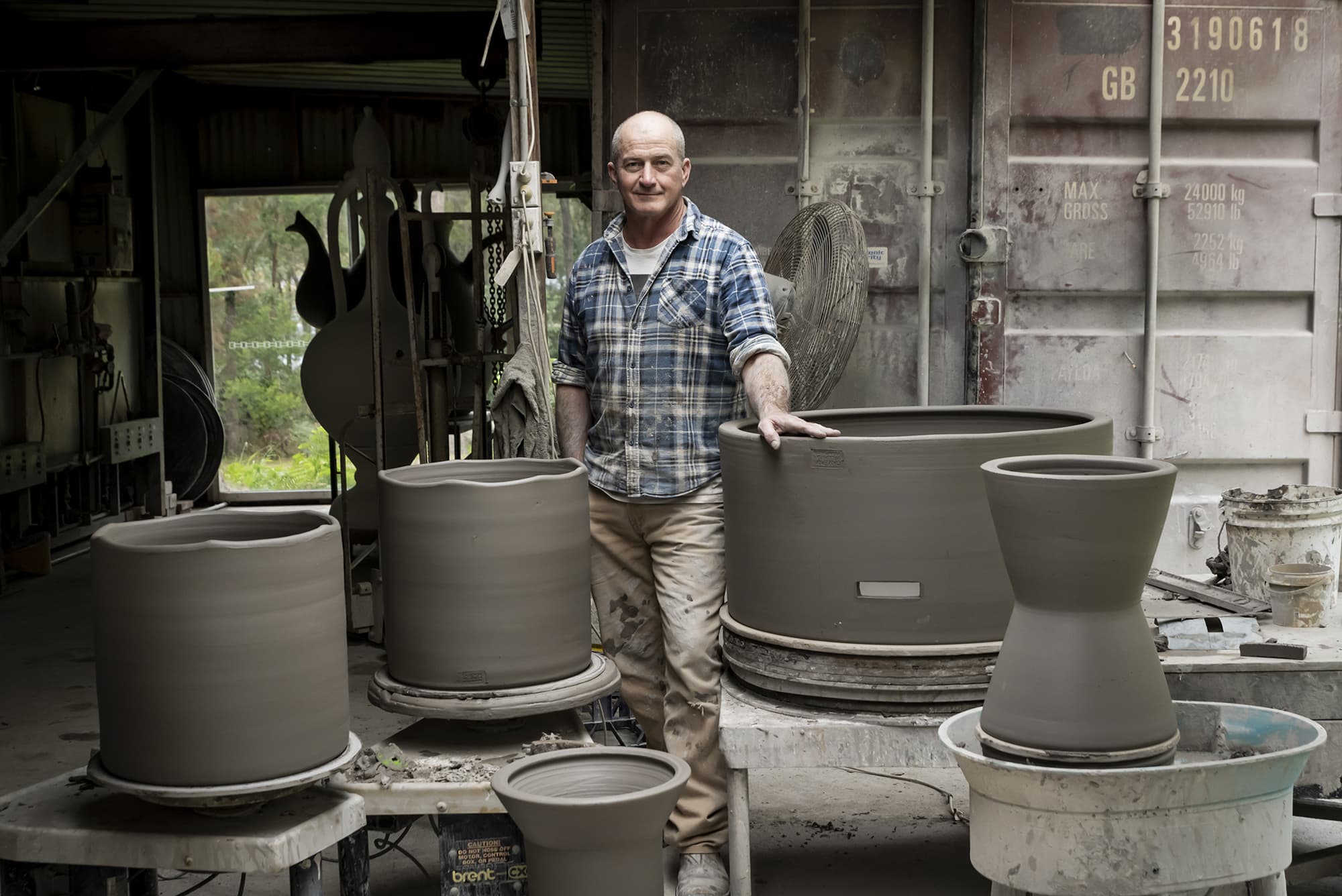 Monument pot range by Cameron Williams exclusive to Robert Plumb